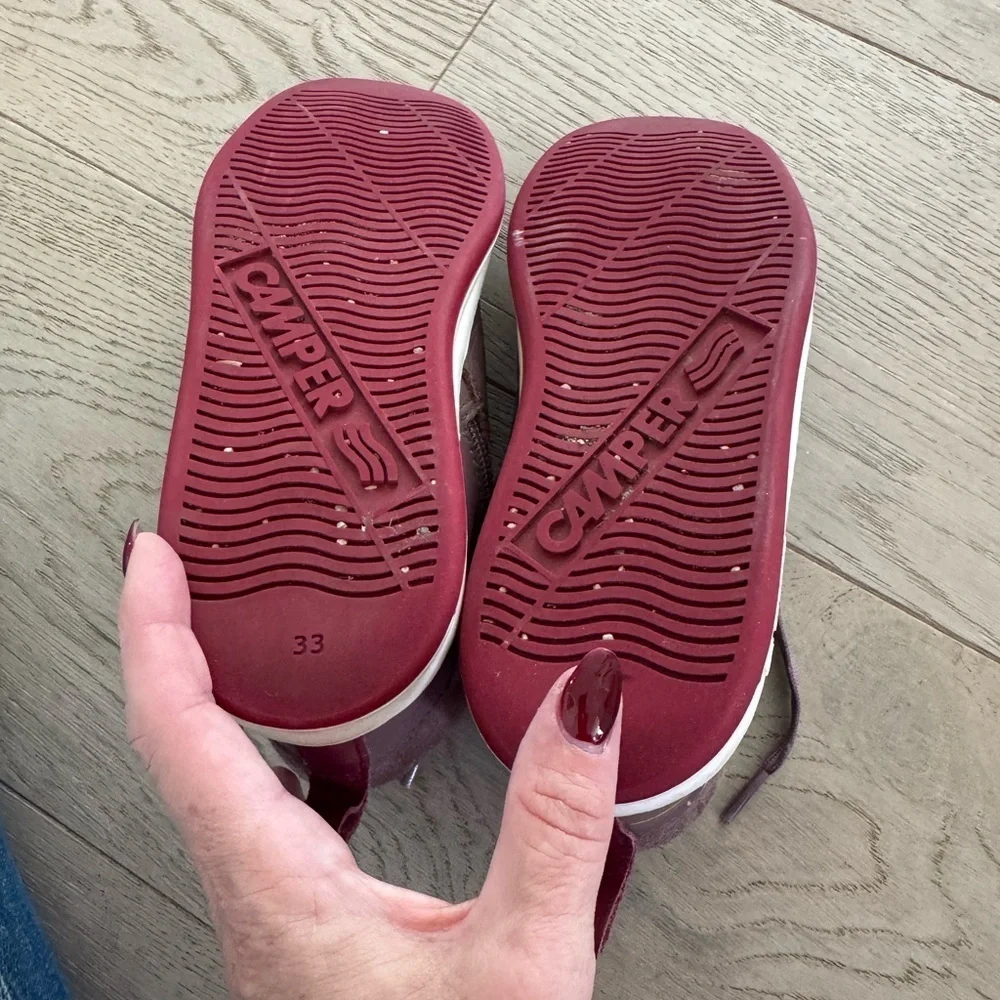 Camper Twins Purple Sneakers for Kids size 33 (US 2)